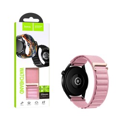 Hoco Nylon Bracelet WH05 Climbing Series Mountain 20mm Pink Cream Hoco Nylon Bracelet WH05 Climbing Series Mountain 20mm Pink Cream